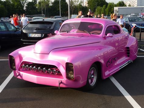 Pink Tuning Car Tuning Hotrod Chopped Oldtimers Motor