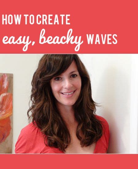 The minerals in salt spray (the holy grail product for beach waves) can be really drying. How to Create Beachy Waves | Hair styles, Wavy hairstyles ...