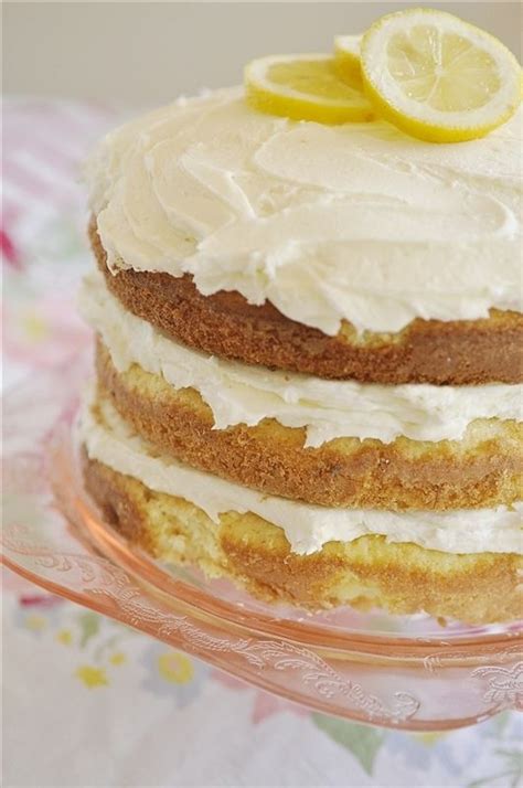 Lemon Cream Cake Recipe Desserts Cake Lemon Desserts