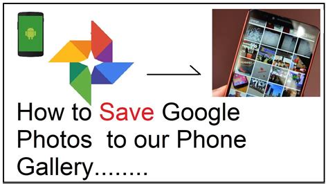 How can i transfer photos from one google account to another? how to save google photos to gallery - YouTube