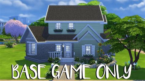 The Sims 4 Speed Build Base Game Only Youtube