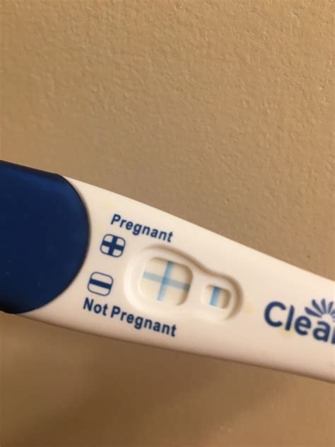 Clearblue Easy Pregnancy Test Positive Pregnancy Test