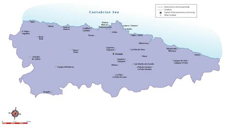 Mapas Vectoriales Provincia Asturias Municipios Eps Illustrator