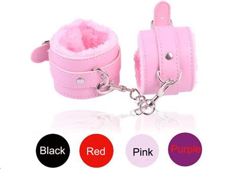 Sex Games For Married Couples Plush Handcuffs Fetter Bundled Unisex