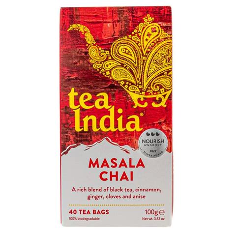 Tea India Masala Chai 40 Tea Bags £26 Compare Prices