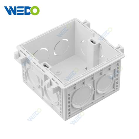 Switch Box Pvc Single Socket Junction Box Plastic Electrical Switch