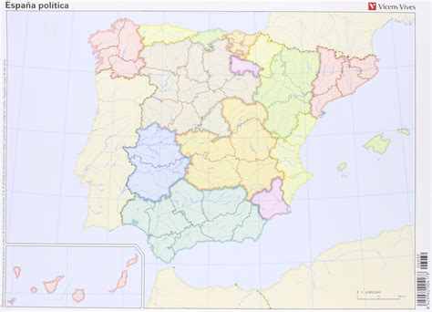 Mapa Politico De Espa A Comunidades Y Provincias Para Imprimir Sexiz Pix