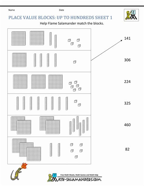 Free Printable Place Value Worksheets To 100
