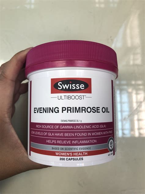 Evening primrose oil contains gla to help maintain the appearance of healthy skin and can help assist with dryness and itching associated with mild skin conditions. (新版 200粒) ~ Swisse 月見草油丸膠囊 (Swisse Evening Primrose Oil ...