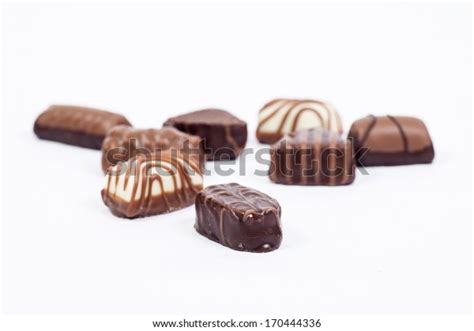 Studio Macro Assorted Delicious Chocolates On Stock Photo Edit Now