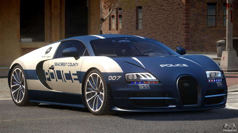 Bugatti Veryon Police V10 Para Gta 4