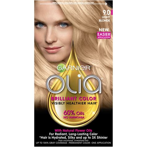 Garnier Olia Hair Color 93 Light Golden Blonde Ammonia