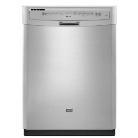 Maytag Jetclean 55 Decibel Front Control 24 In Built In Dishwasher