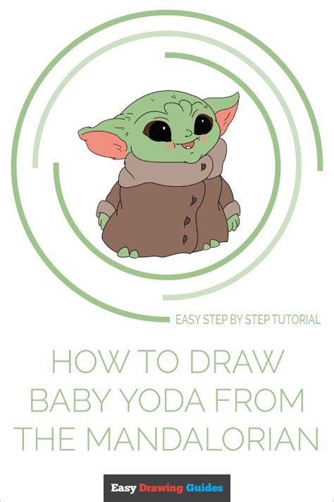 How To Draw Baby Yoda From The Mandalorian Really Easy Drawing Images