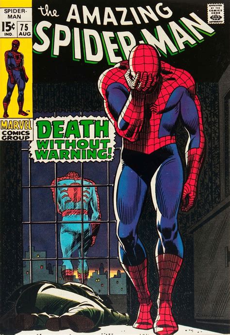 The Amazing Spider Man 75 1969 Cover By John Romita Sr Spiderman