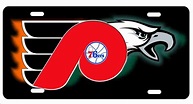Philadelphia sport teams combined logo novelty license plate
