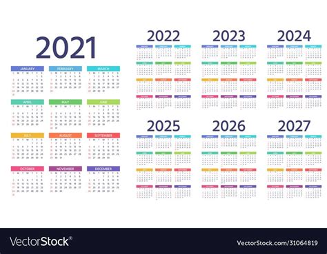 3 Year Calendar 2021 2021 2022 Example Calendar Printable