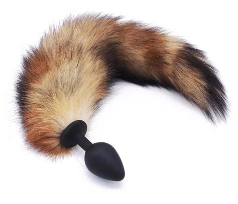 S Size Sexy Fox Tail Butt Anal Plug Silicone Anal Sex Toys For Women