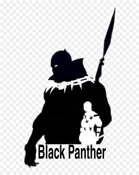 Marvel Black Panther Stencils Hd Png Download 1024x1024 Png Dlfpt