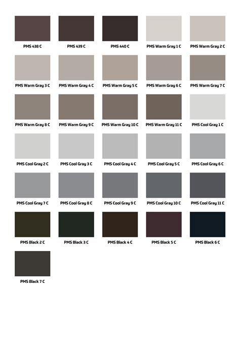 A Close Up Of A Pantone Color Chart Photo Free Grey 56 Off