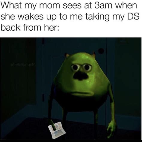 Haha Relatable R Memes Of The Dank Mike Wazowski Sulley Face Swap Know Your Meme