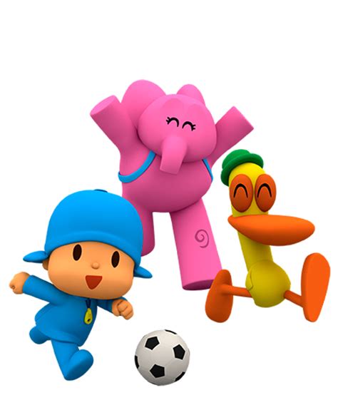 Pocoyo Playing Football Transparent Png Stickpng Images And Photos Finder