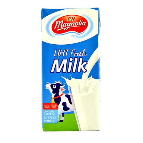 You can also try to restore the fats that give milk a richer, smoother mouth feel, but it's often easier to improve. F&N Magnolia UHT Fresh Milk