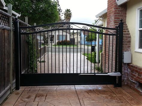 Single Swing Metal Electric Driveway Gate This Is Just What We Need