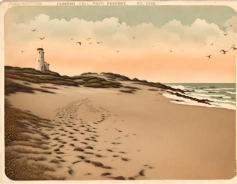 Vintage Postcard Faded Sand Color Ai Generated Artwork Nightcafe