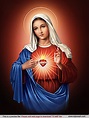 Immaculate Heart of Mary_Red_ 72 MB | Mother mary images, Virgin mary ...
