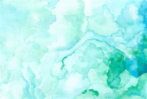 Pastel Green Watercolor Abstract Background Vector Premium Download