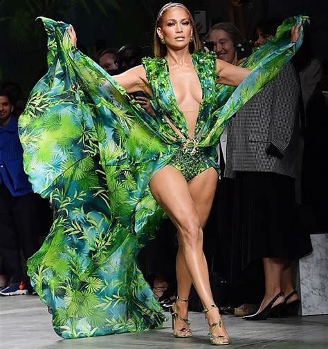 Jennifer Lopez Swaps That Iconic Skin Baring Green Dress For A Very Low