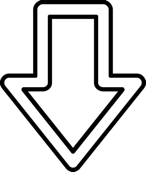 Long White Arrow Png