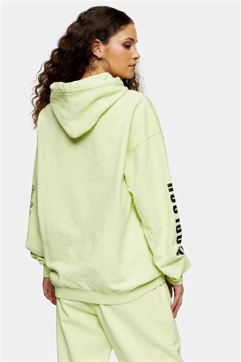 China Customized Logo Customized Hoodies Escapology Lime Green Hoodie