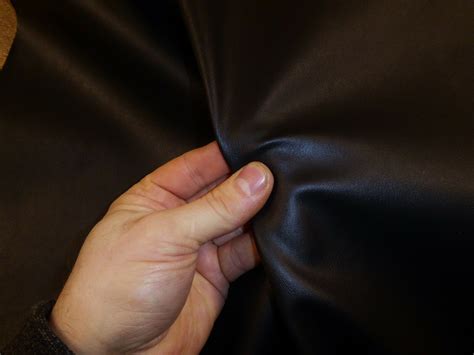 Black Faux Leather Vinyl Upholstery Fabric Ellbee Fabrics