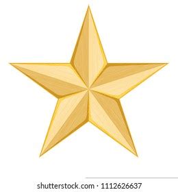 Golden Star Illustration Stock Vector Royalty Free Shutterstock