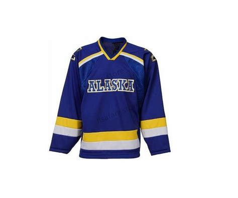 2020 Alaska Nanooks Royal Blue Stitched College Hockey Jerseys Mens