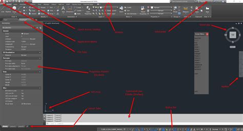 Autocad User Interface Elements