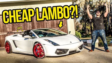 I Just Bought The Cheapest Lamborghini In The Country Youtube