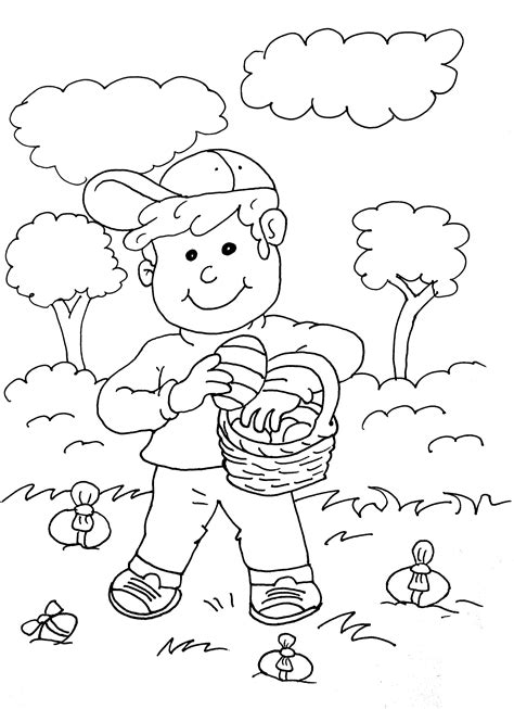 Easter To Print For Free Easter Kids Coloring Pages