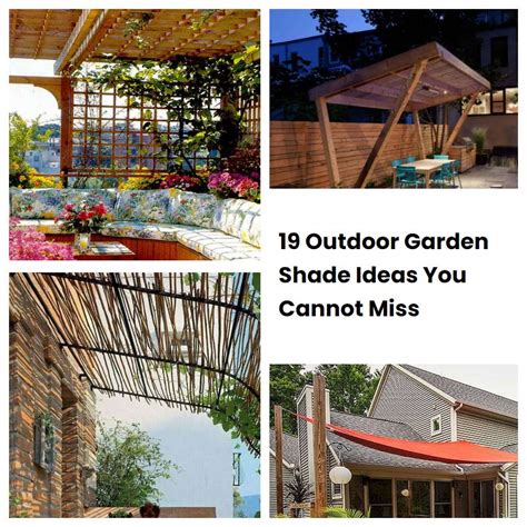 19 Outdoor Garden Shade Ideas You Cannot Miss Sharonsable