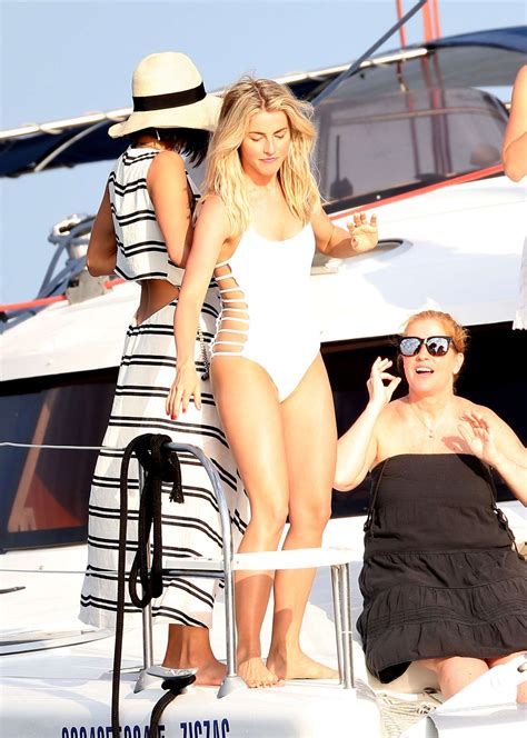 Julianne Hough And Nina Dobrev In Bikini At Yacht 55 GotCeleb