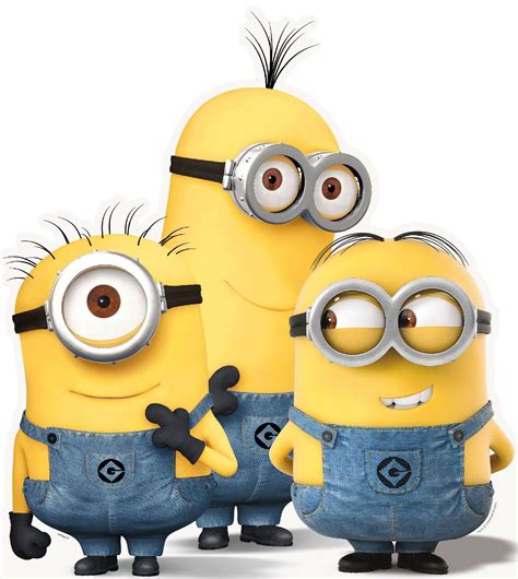 minions despicable me group standup 3 tall minions minions despicable me minion decorations
