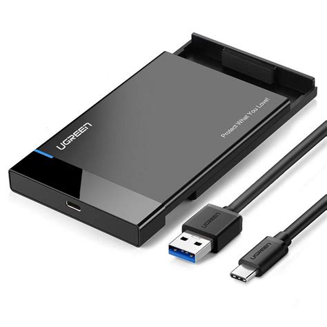 UGREEN 2 5 USBC SATA3 HDD ENCLOSURE BK MikroTech