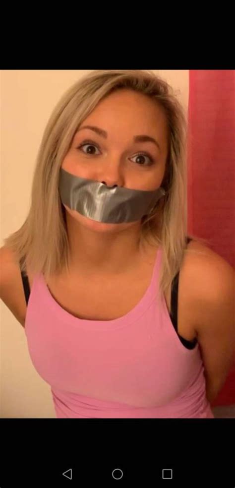 Cute Blonde Tied And Tape Gagged By Mitchdefjam97 On Deviantart