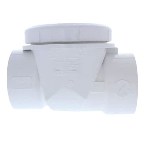 JONES STEPHENS 3 In PVC Backwater Valve For Drainage Systems B04300