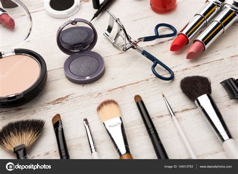 Brushes And Decorative Cosmetics — Stock Photo © Sergillin 144013783