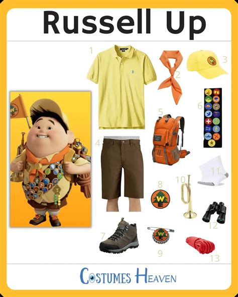 Diy Russell Up Costume 2024cosplay And Halloween Ideas