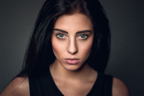 Women Model Julia Carina Face Portrait Wallpapers HD Desktop And