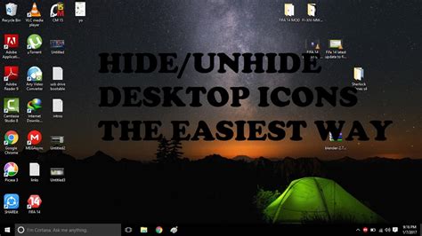 How To Hide Or Unhide All Desktop Icons On Windows Desktop Icons